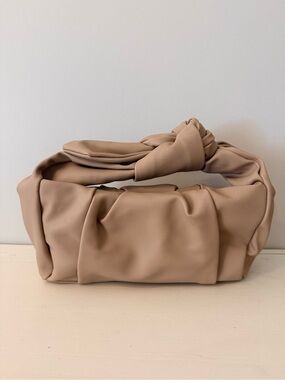 Dynamite Nude Leather Tie Purse *Never Used*